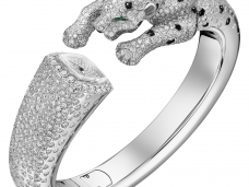 卡地亚PANTHÈRE JEWELLERY WATCHES系列猎豹造型白金款