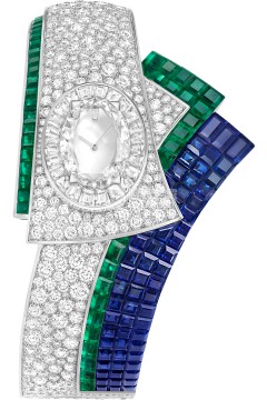 梵克雅宝高级珠宝腕表系列Ruban Mystérieux款