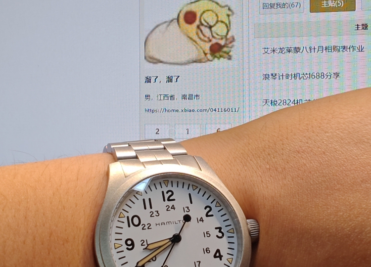 五一假期前购入心仪款 汉米尔顿卡其野战系列 