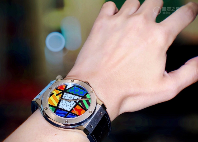 当“宇舶”玩儿起艺术  宇舶经典融合“罗梅罗布里托”联名铂金珐琅限量版