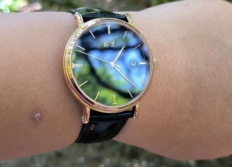 腕间紫禁城六百年风华凝萃  北京表东方文化蓝盘