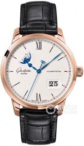 格拉苏蒂原创 SENATOR EXCELLENCE PANORAMA DATE MOON PHASE议员卓越大日历月相腕表