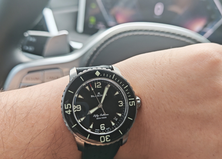 佩戴舒适钛合金完美  宝珀五十噚论坛首发