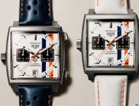 帕特里克·德姆西佩戴新款豪雅腕表，出席2025摩纳哥大奖赛