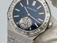 爱彼 皇家橡树飞行陀飞轮超薄腕表 RD#3 白金款