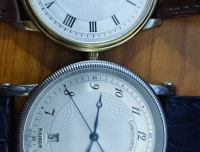 我的第一块表康斯登FC235，玑镂玑镂纹对比