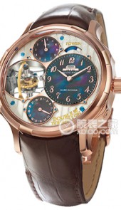 北京表 双轴立体陀飞轮腕表