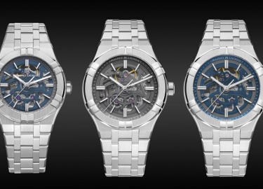 艾美表推出39毫米和42毫米Aikon Automatic Skeleton腕表