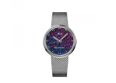 瑞士美度表指挥官系列赛博花火腕表璀璨亮相 赛博像素，重构经典