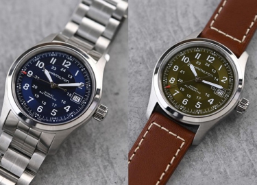汉米尔顿推出全新配色的38毫米和42毫米卡其野战系列自动腕表