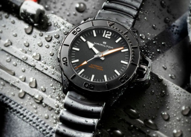 汉米尔顿推出全新卡其海军系列蛙人黑色PVD腕表