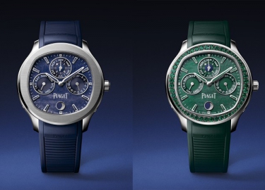 PIAGET伯爵推出Polo系列黑曜石万年历腕表