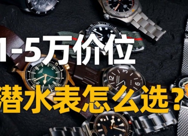 【视频】1-5万预算潜水腕表怎么选？看完这期就懂了！