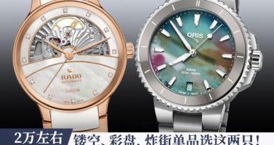 2万左右：镂空、彩盘，炸街单品选这两只！