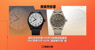 豪利时发布第六代荷尔斯泰因限量款、IWC带来TOP GUN“莫哈维沙漠”版：腕表新鲜事（6.2 - 6.8）