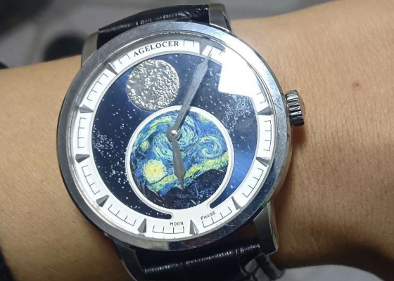 与梵高星夜的完美结合  艾格勒天文学家