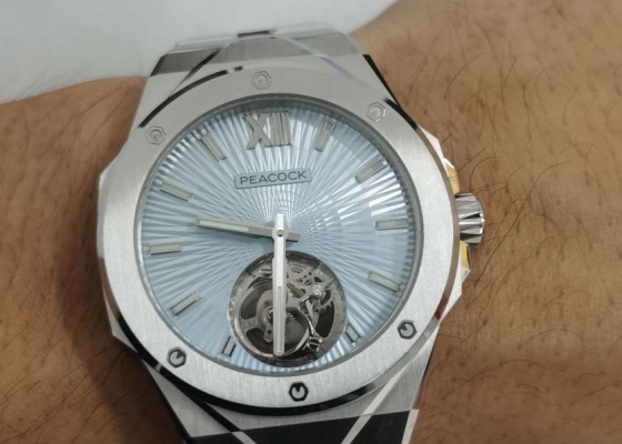 冰蓝盘这一次终上手  孔雀表钢王拿下