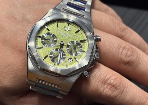果断拿下GP芝柏表彩虹绿  阿斯顿·马丁联名款计时表