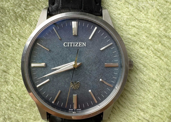 买了高精度电子表  西铁城 THE CITIZEN首发