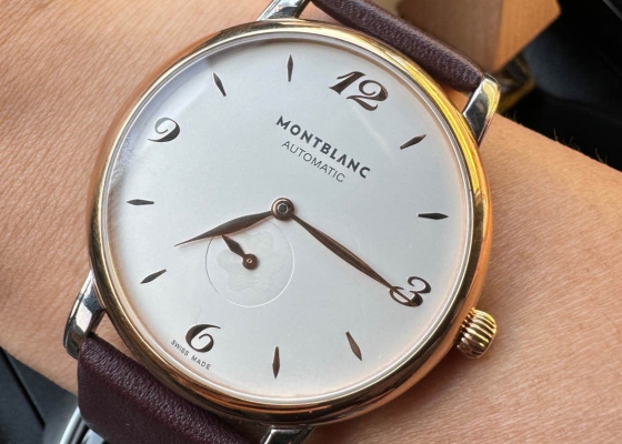 温润金圈的小三针  万宝龙明星经典论坛首发