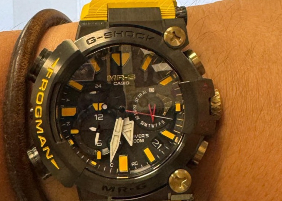 “黄蛙来袭”让我心动  卡西欧GSHOCK纪念款