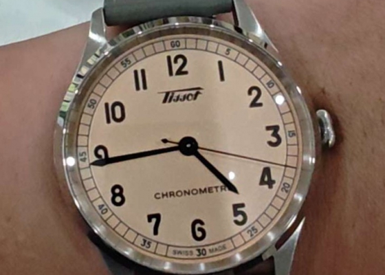 三文鱼盘面很哇塞  天梭怀旧经典入手