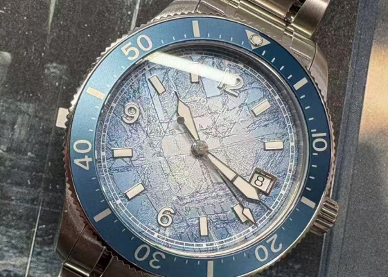 一眼就被这表盘所吸引  邂逅万宝龙冰川系列