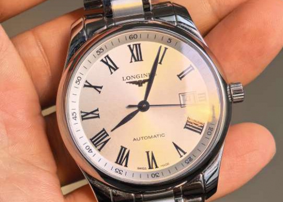 浪琴名匠系列793  罗马蓝钢刻度大三针