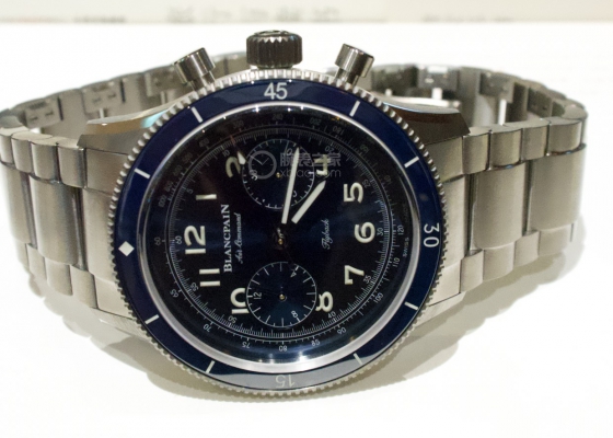 可正装可休闲全钛链入手  宝珀空军司令论坛首发