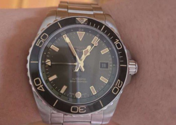 人生第一块瑞士表的选择  浪琴 康卡斯 潜水系列GMT