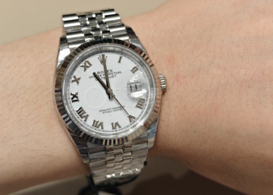 如今劳力士梦终圆  专柜购入36白盘日志