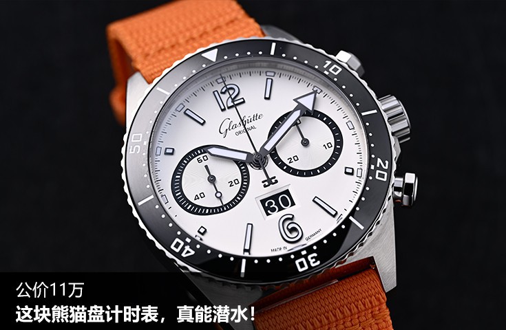 公价11万 这块熊猫盘计时表，真能潜水！