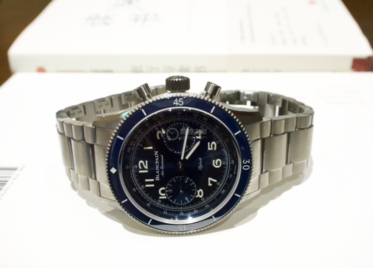 可正装可休闲全钛链入手  宝珀空军司令论坛首发